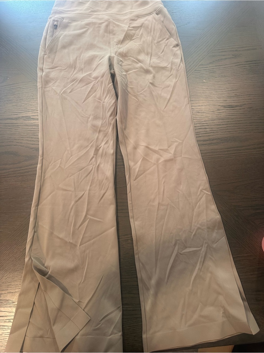 Athleta Taupe High-Rise Leggings